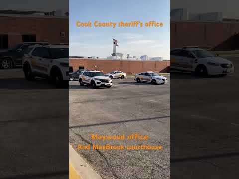 Visit To A Maybrook Courthouse And Maywood Office Sheriff Policecar
