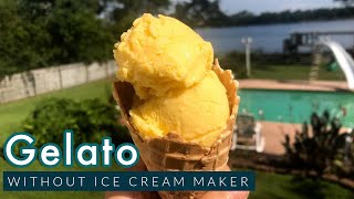 Thai Coconut Ice Cream Recipe - Homemade (No machine) - ไอติมกะทิ - Thai Recipes