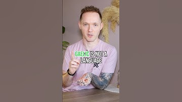 Gaelic is not a language - it