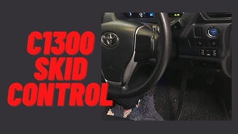 C1300 Skid Cntrol ECU Malfunction