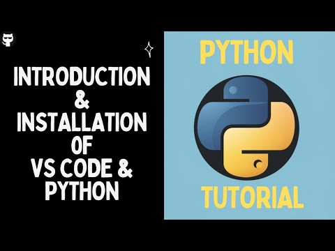 Introduction and installation of python and VS code | lecture 1 - YouTube
