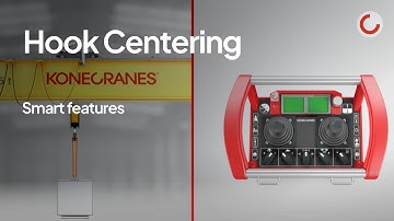 Smart Features for industrial cranes: Hook Centering