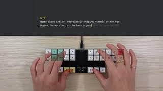 Typing Actual Sentences in Steno