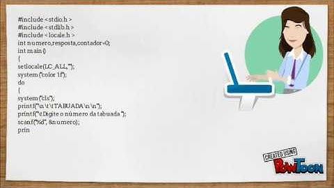 Programando em C - tabuada