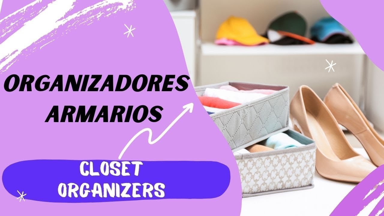 👉20 IDEAS DE ORGANIZADORES DE ARMARIOS DE ROPA/ CLOTHES CLOSET