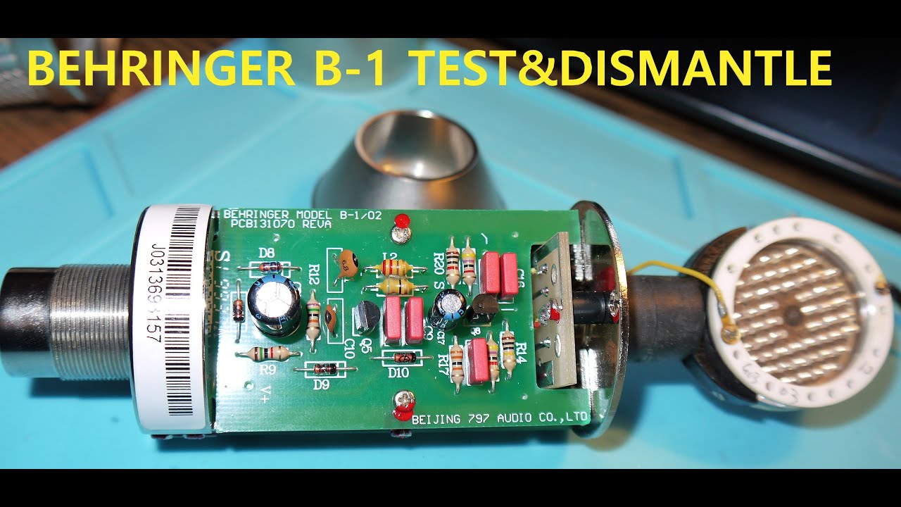 Best budget condenser studio microphone Behringer B-1 dismantle
