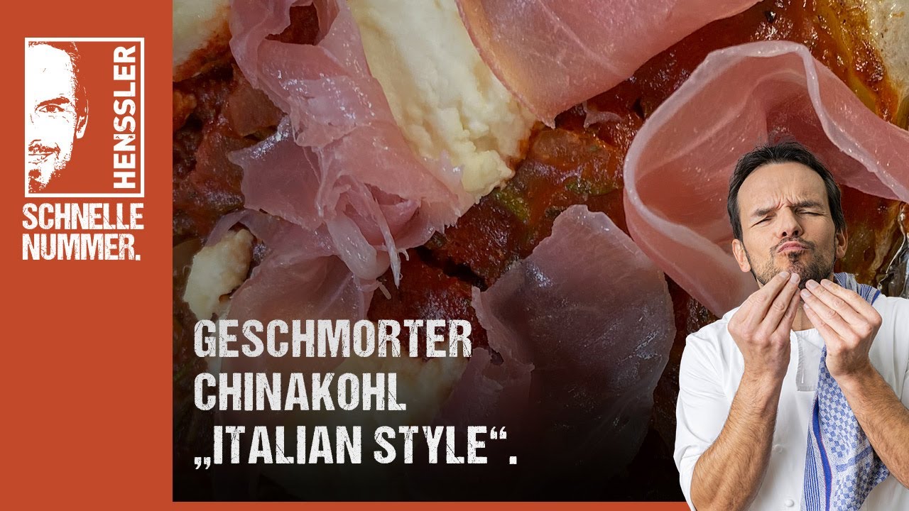 Schnelles Geschmorter Chinakohl "Italian Style" Rezept von Steffen Henssler