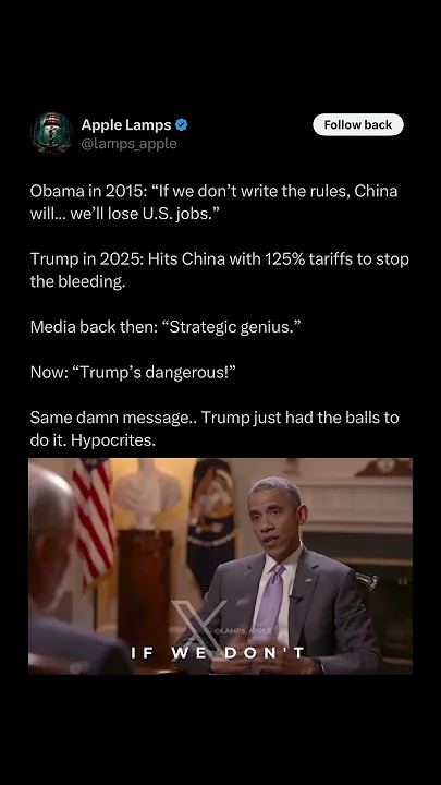 Trump’s 125% Tariffs Are Good?