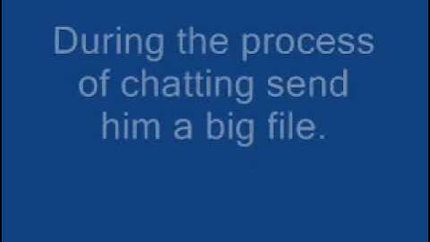 How to hack  through yahoo messenger