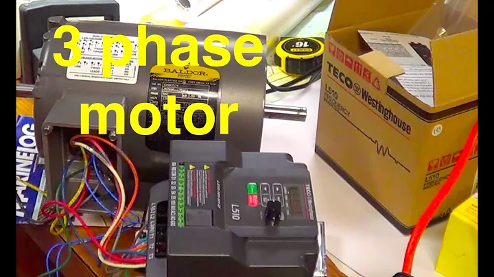 3 phase motor with 120 volts VFD inverter drive