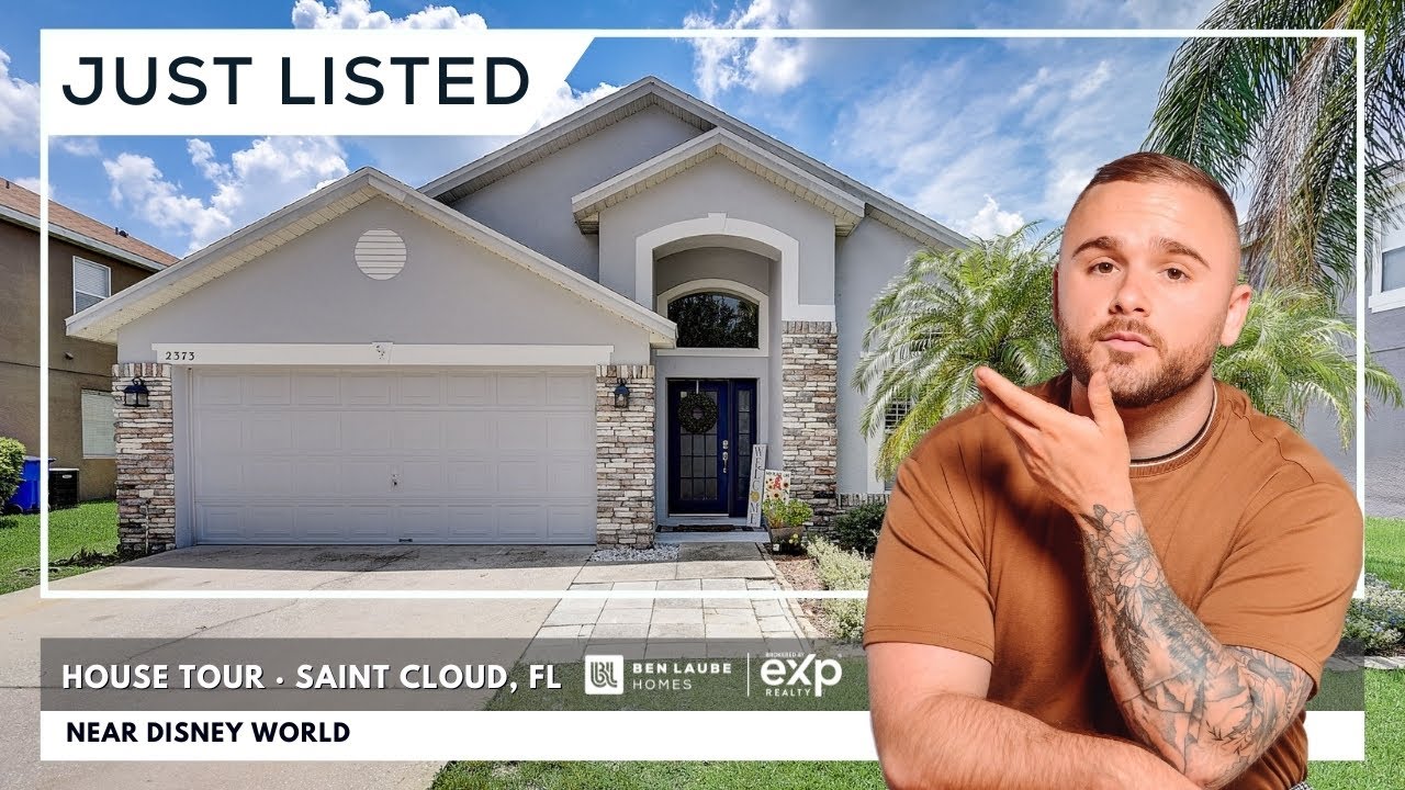 JUST LISTED in St. Cloud, FL 4 Bedroom Home for Sale Near Disney