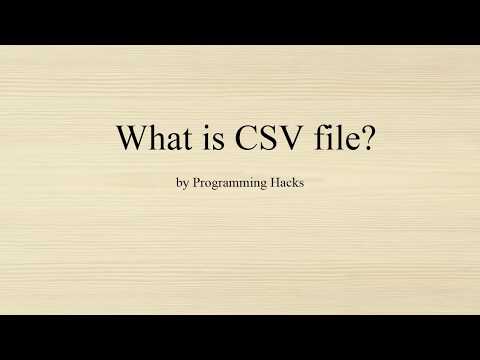 Video: Čo vracia CSV Reader ()?