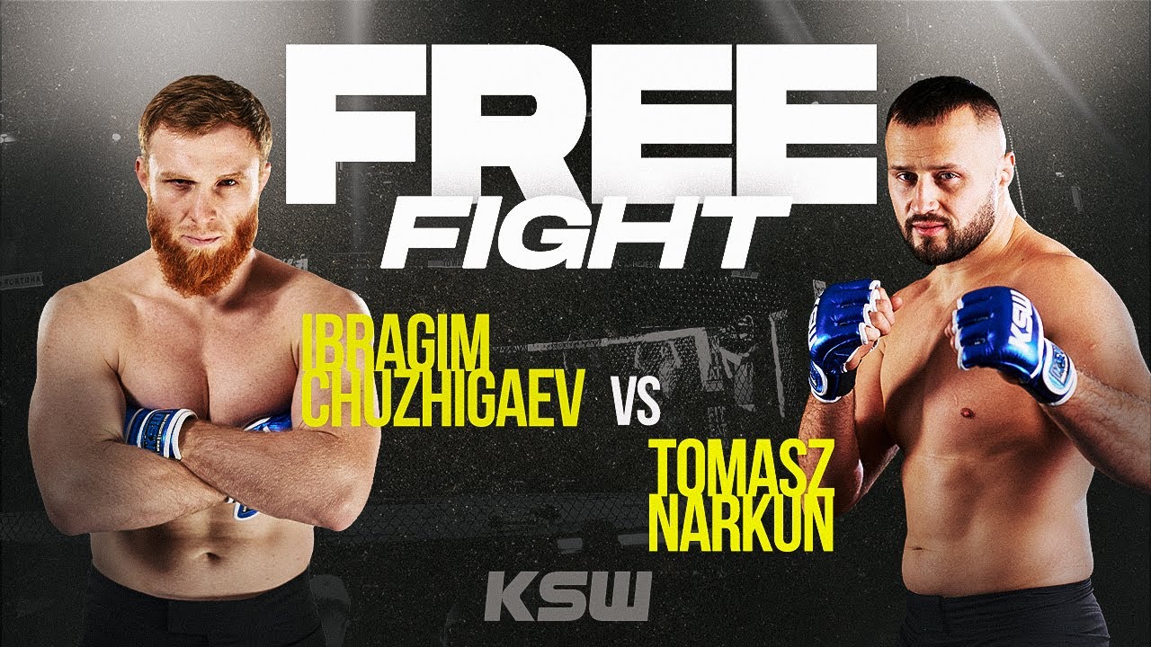 KSW Free Fight Ibragim Chuzhigaev vs Tomasz Narkun XTB KSW 77