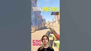 DONK ONE TAPS #cs2 #csgo #donk #counterstrike #cs2overpass #kyousuke #csgomoments #csgoclips