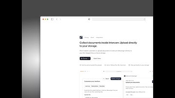 Fibre - Secure file uploads for Intercom (Demo)