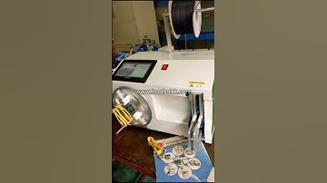 USB cable winding machine USB cable coiling tying machine