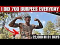 I Did 700 Burpees A Day For 31 Days Being A Vegetarian | Here's What Happened