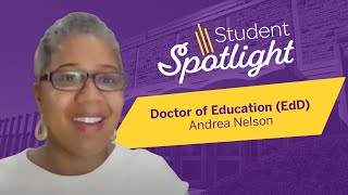 Andrea Nelson - Doctor of Education (EdD) | Student Spotlight