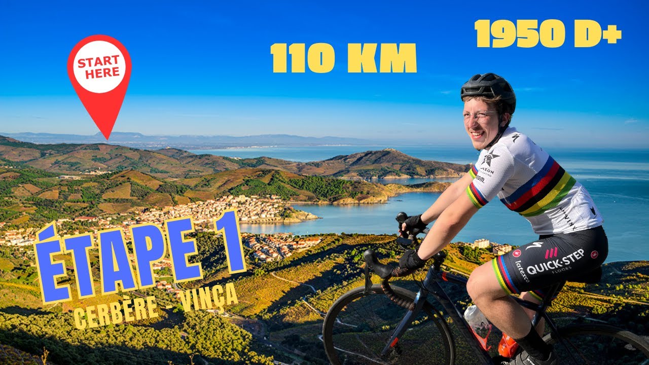 Traversée des PYRÉNÉES : PREVIEW Etape 1 (à VÉLO) - YouTube