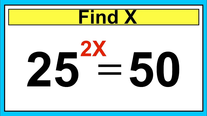Nice Exponent Math Simplification |Find the Value of X