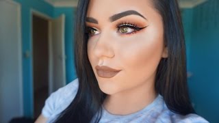 Soft Glam with the HUDA BEAUTY ROSE GOLD PALETTE || SMJP MAKEUP