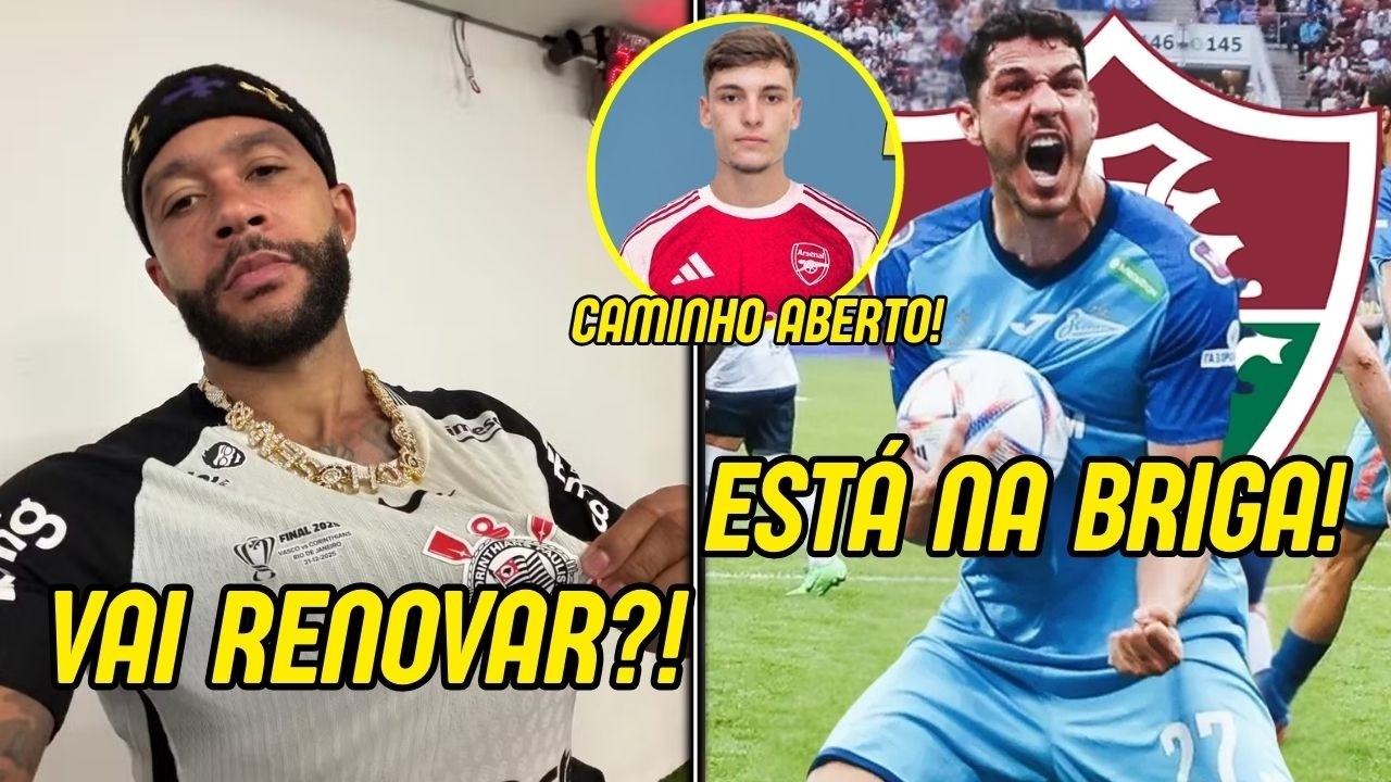 MENPHIS VAI RENOVAR COM O CORITHIANS?! | FLUMINENSE MIRA NINO | BIDON NO ARSENAL?! | MERCADO DA BOLA