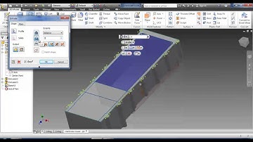 Autodesk Inventor 2013 crankcase lower part v12 merlin engine pt9