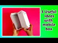 #Oldphoneboxcraft,#Phonebox  3  Phone Box Craft Ideas || Reuse old phone Boxes || Best out Waste