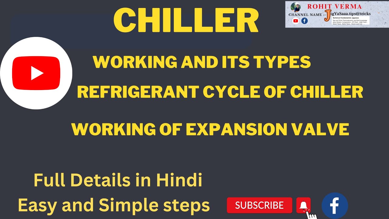 What is Chiller .Types of Chiller .Chiller Working .Chiller Refrigerant