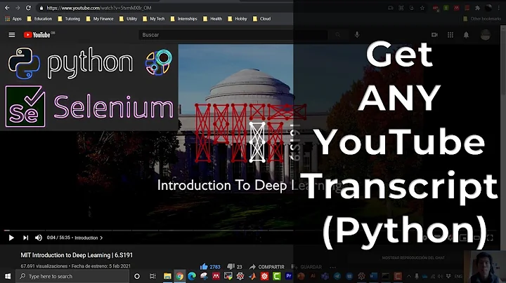HOW TO: Get Transcript of ANY Youtube Video (Python)? - DayDayNews