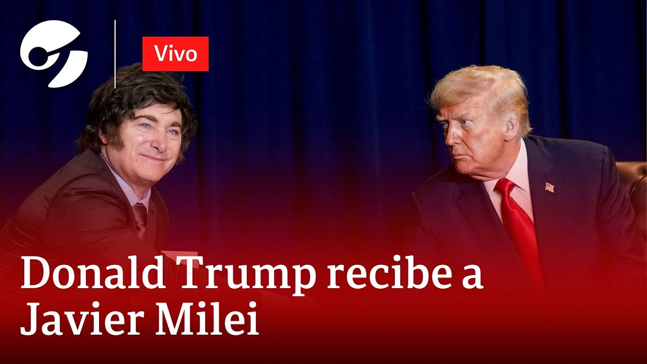 DONALD TRUMP RECIBE A JAVIER MILEI EN LA CASA BLANCA