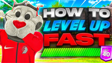 HOW TO LEVEL UP FAST NBA 2K23! BEST REP METHOD to HIT LEVEL 40 & UNLOCK MASCOTS in 1 DAY NBA2K23!