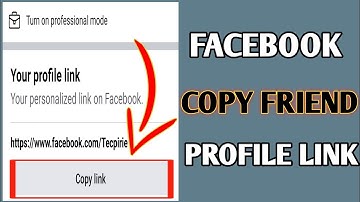 How To Copy Facebook Friends Profile Link // Facebook Par Profile Link Kaise Copy Kase Friends Ka