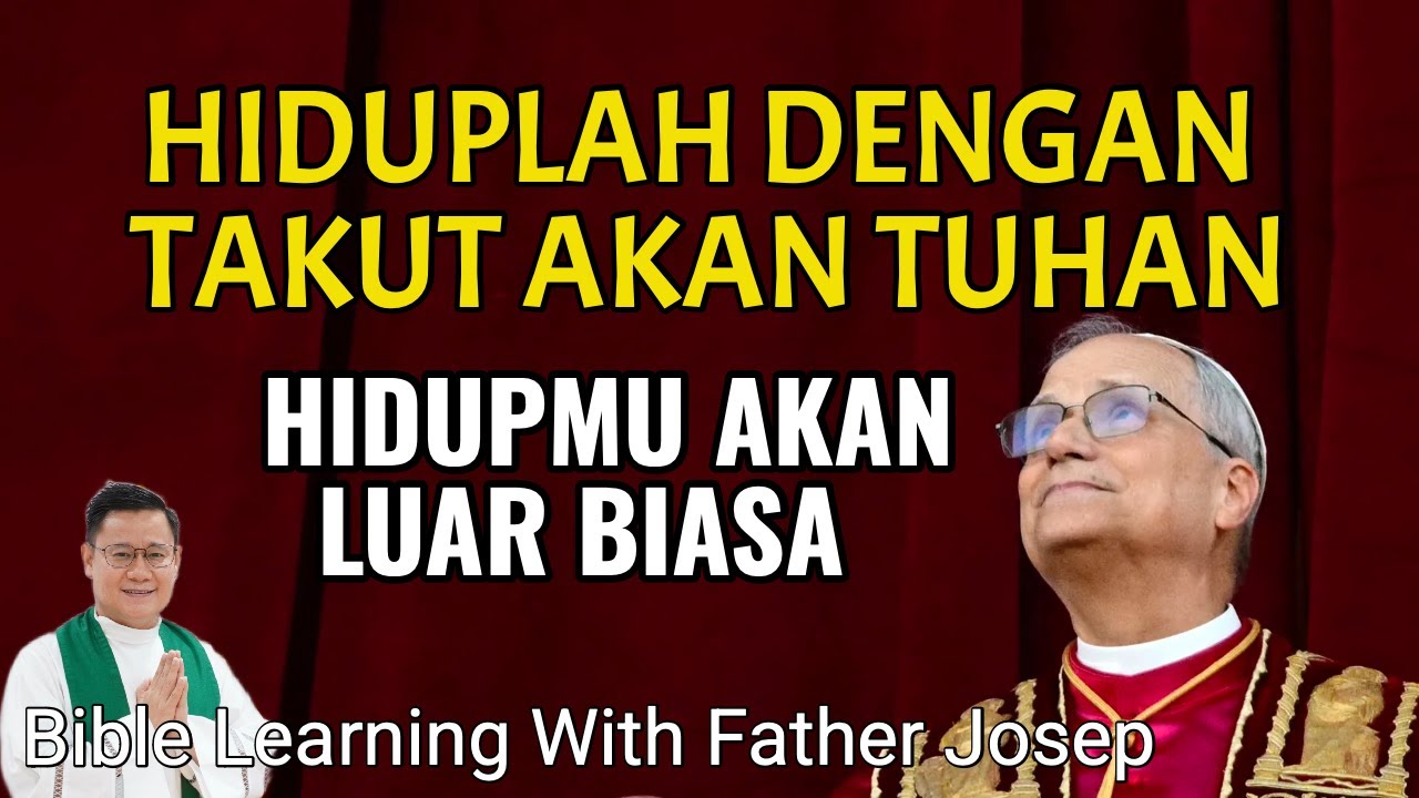 HIDUPLAH DENGAN TAKUT AKAN TUHAN. HIDUPMU AKAN LUAR BIASA