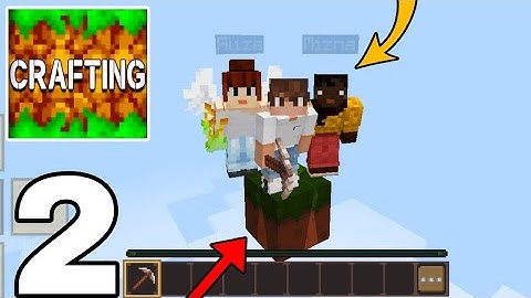 Crafting And Building One block survival series ep 2 | Multiplayer | best gameplay in 2024