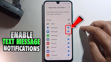 How To Enable Text Message Notifications On Samsung Galaxy A16