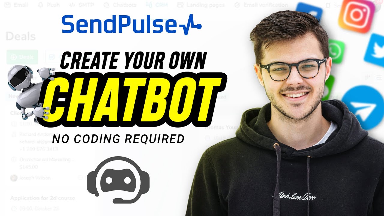 How to setup a chatbot for FREE | SendPulse Free chatbot (2025) - YouTube