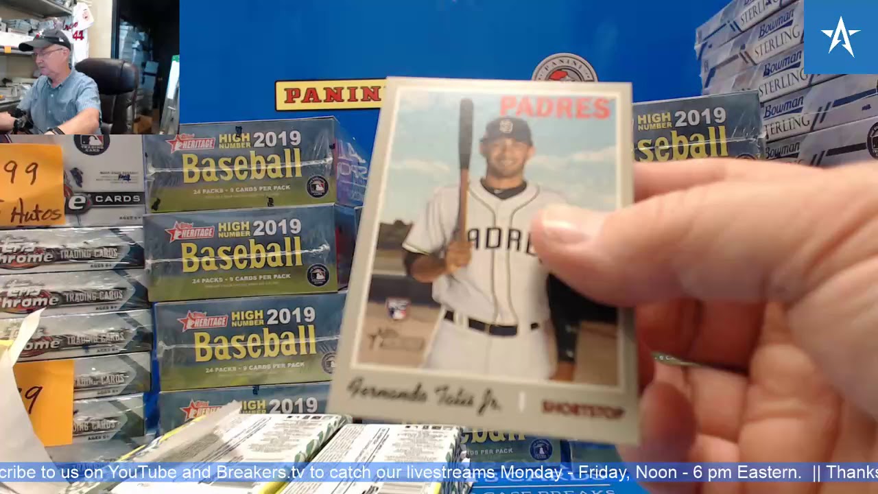 2019 TOPPS HERITAGE HIGH NUMBER BASEBALL HOBBY BOX BLOWOUT CARDS