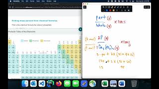 ALEKS: Finding mass percent from chemical formulae