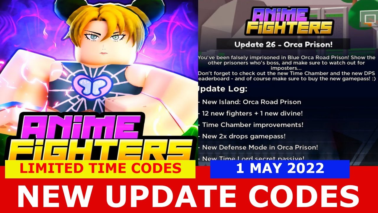 NEW* UPDATE! CODES* [UPD 26] Anime Fighters Simulator ROBLOX 