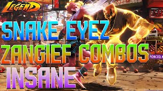 Street Fighter 6 🔥Snake Eyez Legend Zangief Masteclass Gameplay   #04