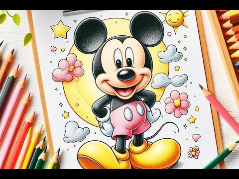 Mickey Mouse boyama sayfaları – hayranlar için 47 boyama sayfası