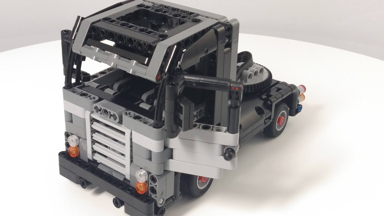 Mini RC Euro Semi Truck - Tractor 360 View - YouTube