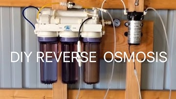 Small Scale Sap RO (reverse osmosis) hobby maple syrup setup