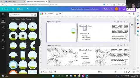 How to edit and print your Canva Soap Label Templates