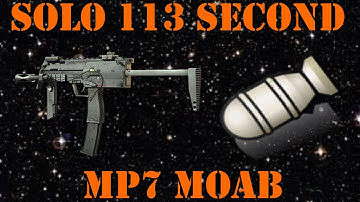 MW3: SOLO 113 Second MP7 MOAB! | My New Fastest MOAB! | Spawn Trapping Terminal!