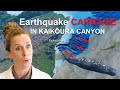 Earthquake carnage in kaikura canyon