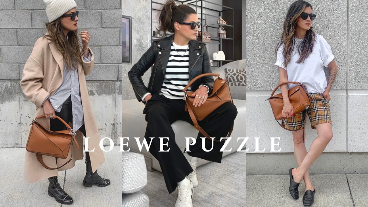 loewe puzzle bag outfit