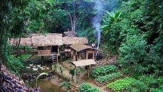 Building a Wood-Fired Stove & Finishing the Forest Kitchen – Fishing and Making Dried Fish