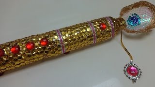 Recycled Bottles Crafts: Krishna's Flute